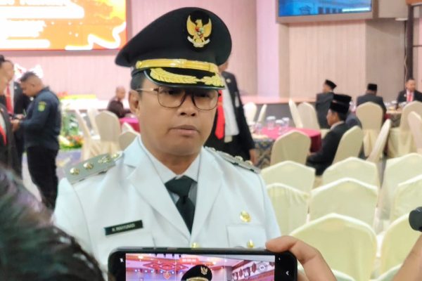 Mahyunadi Wakil Bupati Kutim usai Upacara HUT RI ke-80, Minggu (17/8/2025)