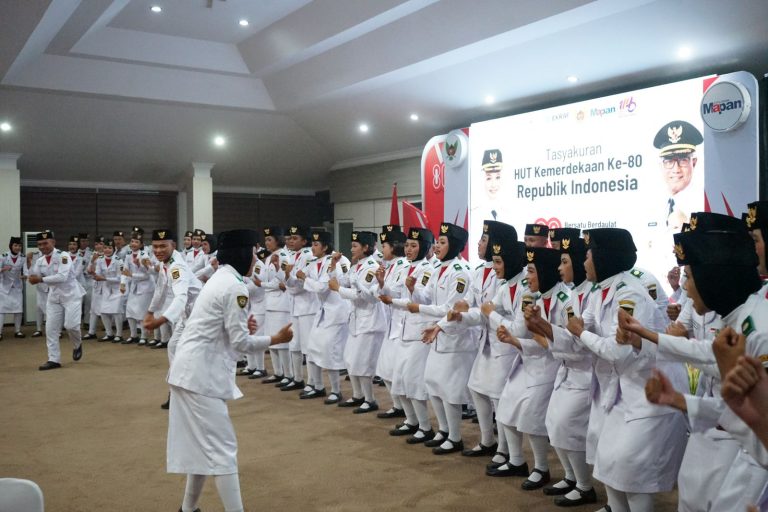 Tasyakuran HUT ke-80 RI di Kota Kediri, Mbak Wali Apresiasi Seluruh Pihak Yang Bertugas .(Foto:Ist/Fen/wnews.co.id)