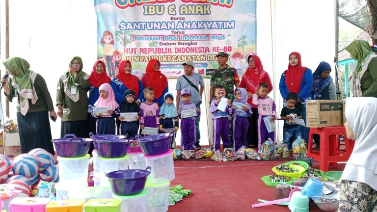 Himpaudi Kecamatan Diwek Gelar Jalan Sehat dan Santunan Anak Yatim dengan Dukungan Penuh dari Berbagai Pihak