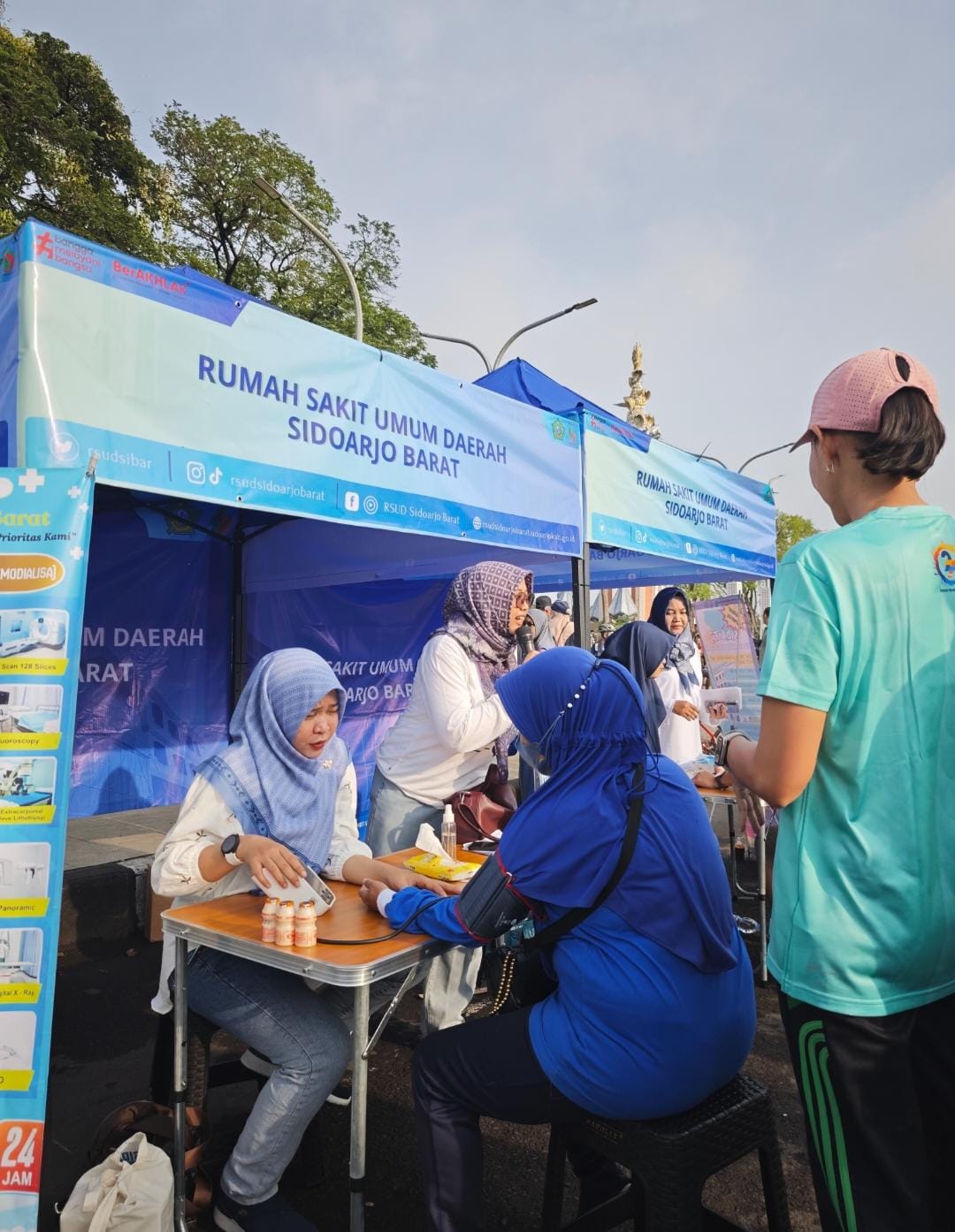 Layanan kesehatan RSUD Sidoarjo Barat di CFD (FT/