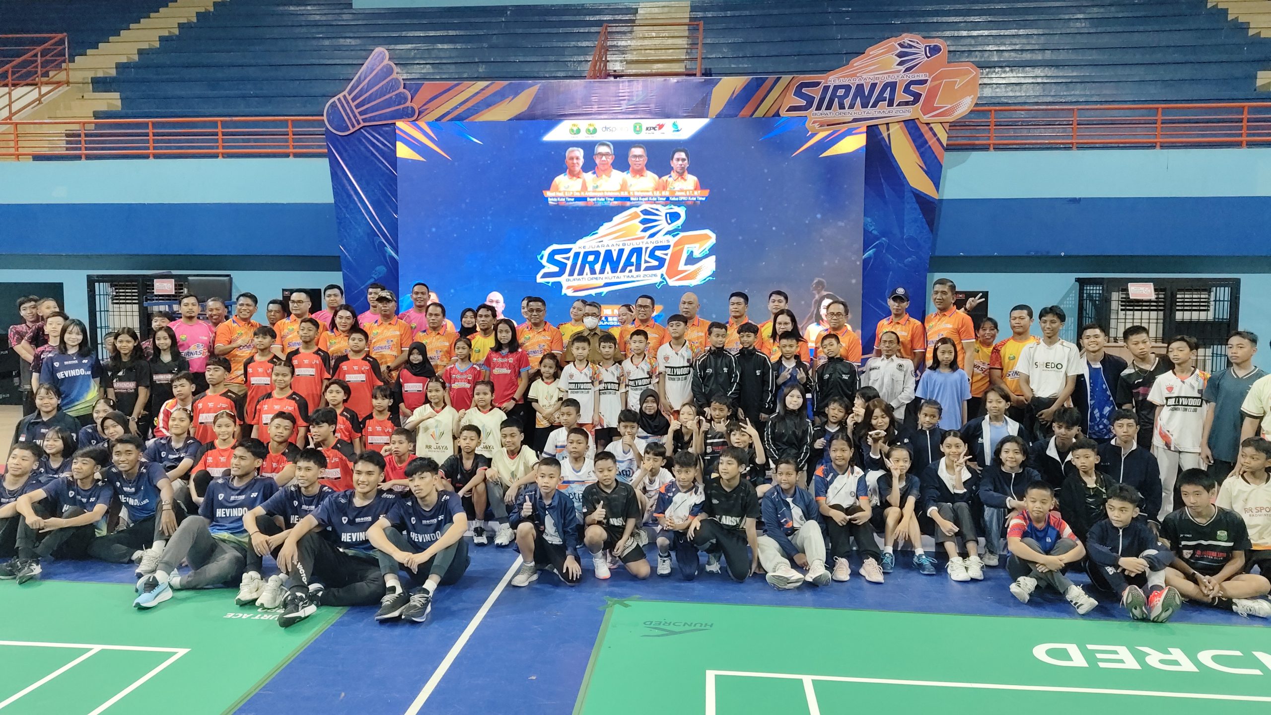 Kejuaraan Bulutangkis Sirkuit Nasional (Sirnas) C Kutai Timur Open 2026 di GOR Kudungga, Sangatta, Senin (11/5/2026)