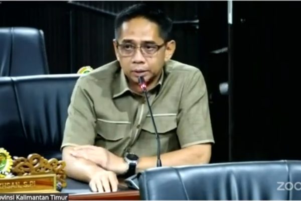 Ketua Fraksi PKS DPRD Kaltim, Firnadi Ikhsan (Tangkap layar Youtube DPRD Kaltim)