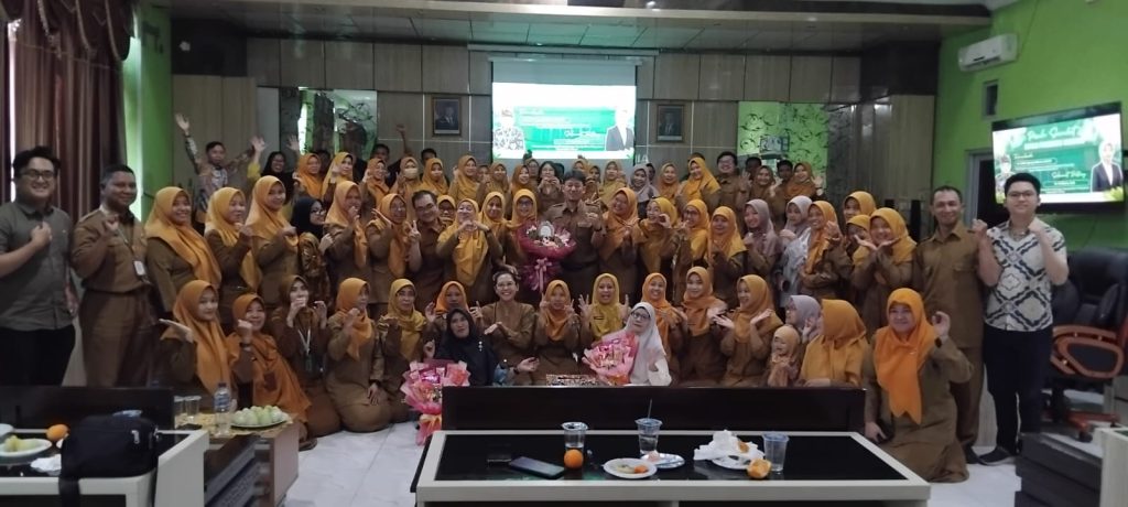 Pisah sambut Kepla Puskesmas Sukodono Senin (6/7/26)sore