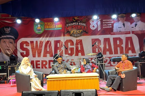 Sharing Session Ketahanan Pangan Swarga Bara yang digelar Rabu (19/8/2026)