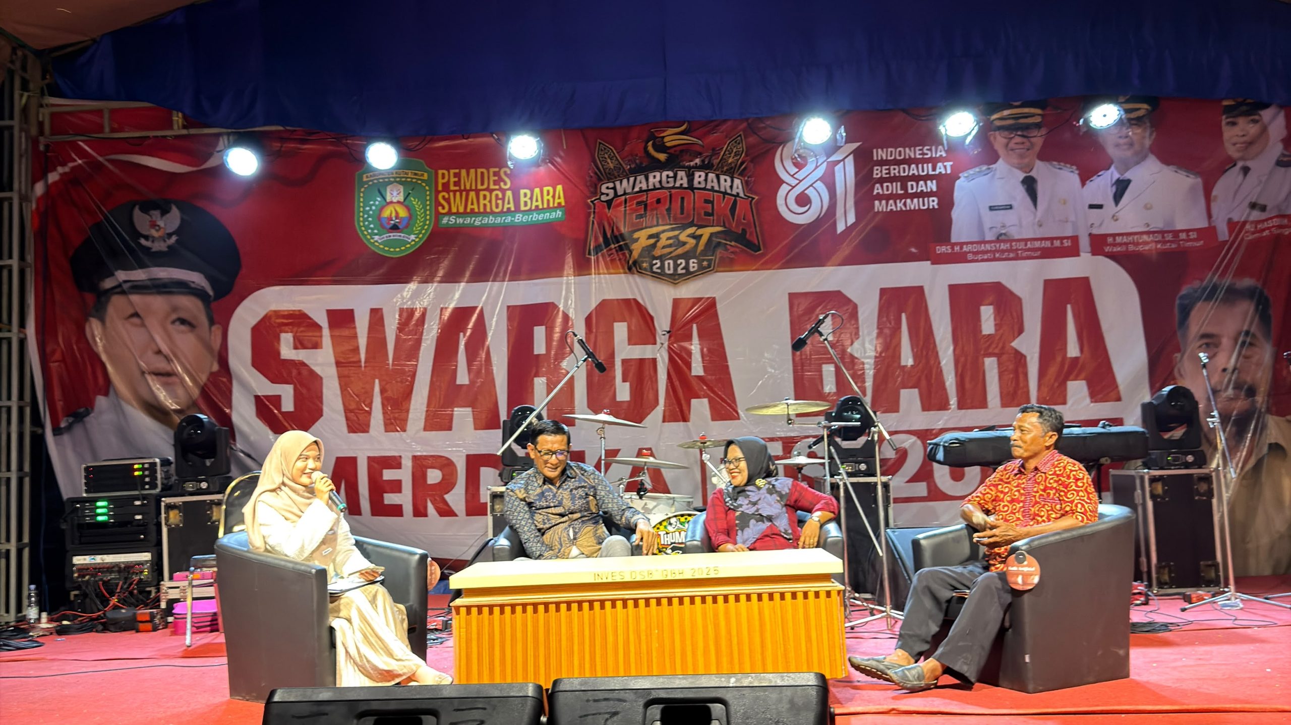 Sharing Session Ketahanan Pangan Swarga Bara yang digelar Rabu (19/8/2026)