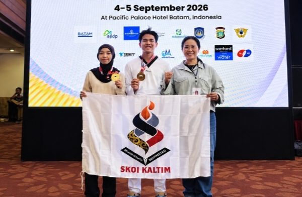 Dua emas Aji dan Naraya di Batam memperkuat hasil pembinaan taekwondo muda Kalimantan Timur