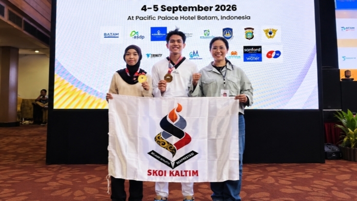 Dua emas Aji dan Naraya di Batam memperkuat hasil pembinaan taekwondo muda Kalimantan Timur