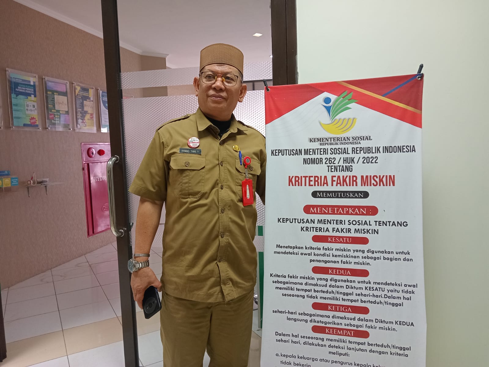 Kepala Dinsos Kota Bontang, Ahmad Yani