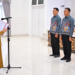 Wali Kota Bontang Neni Moerniaeni secara resmi melantik pengurus Forum Kewaspadaan Dini Masyarakat (FKDM) Kota Bontang periode 2026–2031 di Pendopo Rumah Jabatan Wali Kota Bontang pada Selasa (8/9/2026).