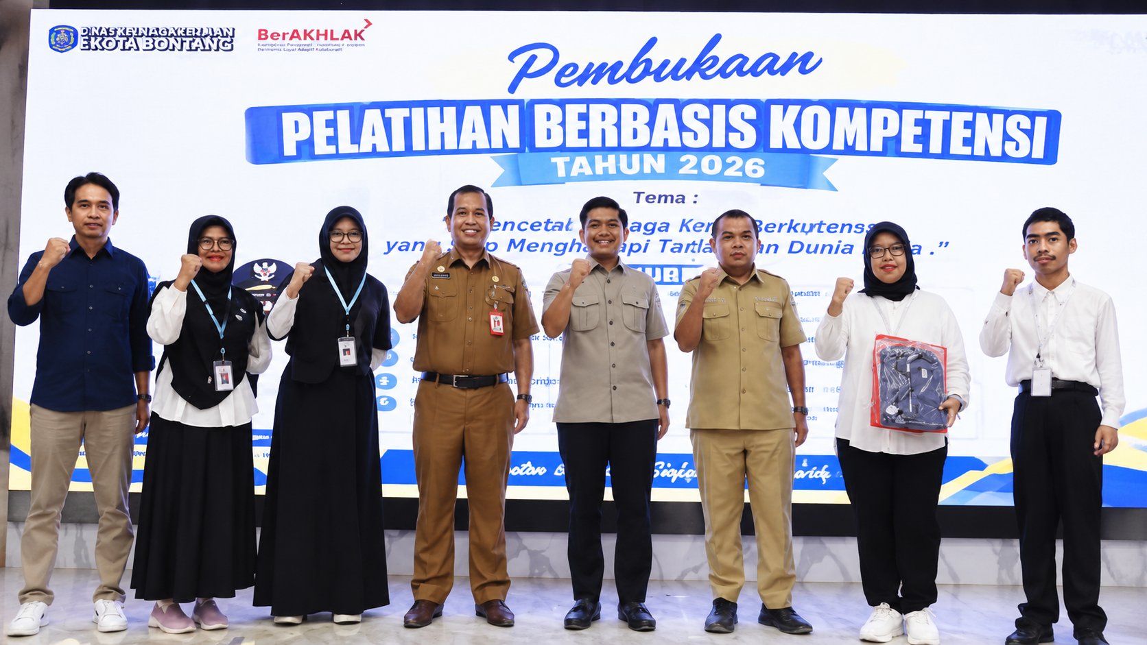 Ketua DPRD Bontang, Andi Faizal Sofyan Hasdam saat menghadiri kegiatan di Auditorium Tiga Dimensi.