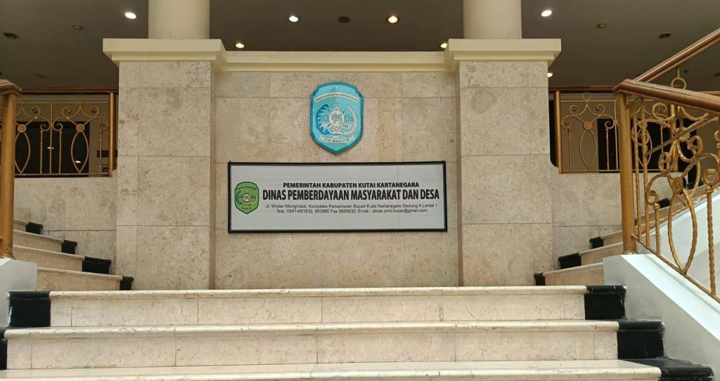 Kantor DPMD Kukar di Kompleks Perkantoran Bupati Kutai Kartanegara, Gedung E Lantai 1. (Ist)
