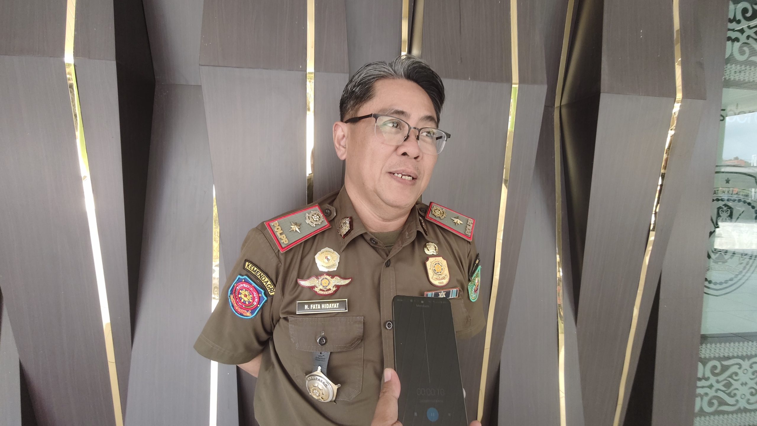 Kepala Satpol PP Kutim, H. Fata Hidayat