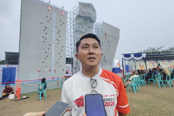 Ketua Umum Federasi Panjat Tebing Indonesia (FPTI) Kutai Timur (Kutim), Aji Fahriza Hakim