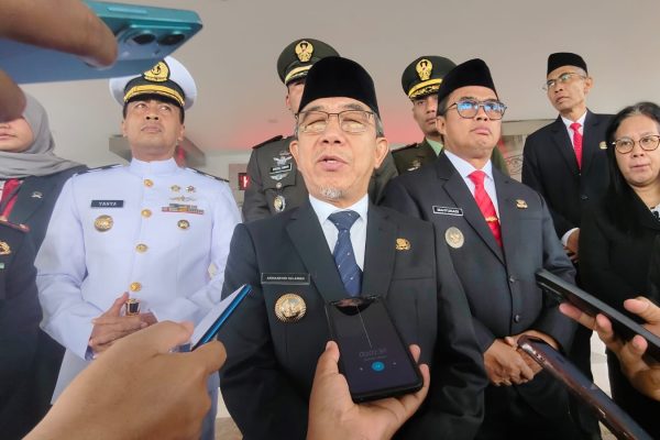 Bupati Kutim Ardiansyah Sulaiman seusai memimpin upacara peringatan Hari Kesaktian Pancasila pada Kamis (1/10/2026)