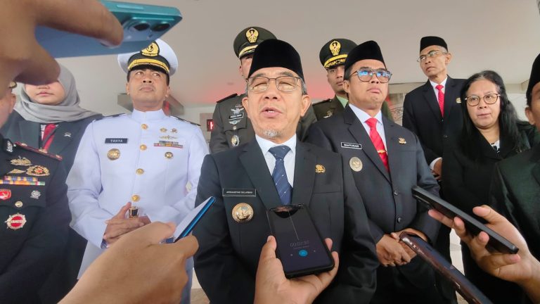 Bupati Kutim Ardiansyah Sulaiman seusai memimpin upacara peringatan Hari Kesaktian Pancasila pada Kamis (1/10/2026)