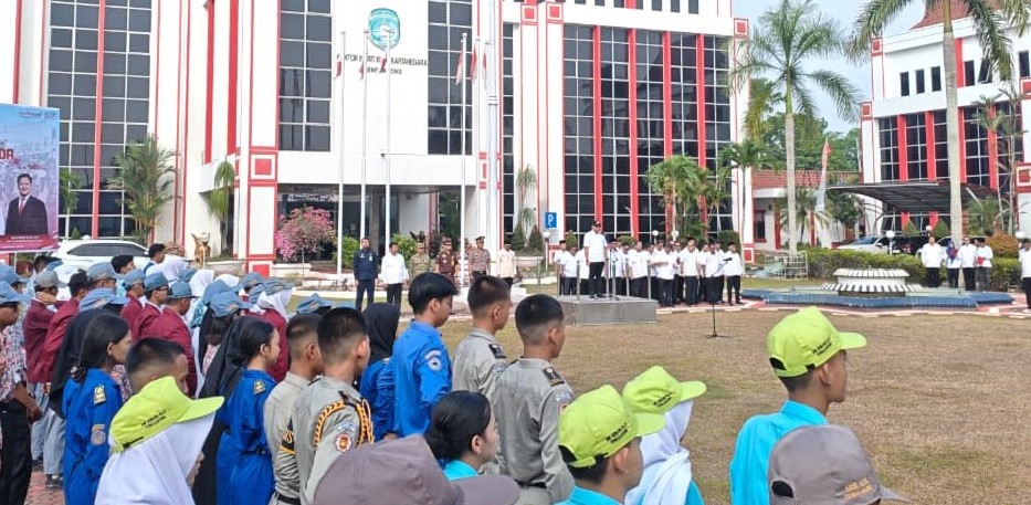 Suasana peringatan Hari Sumpah Pemuda (HSP) ke-98 Tahun 2026 di Tenggarong, Rabu (28/10/2026).