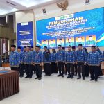 pengukuhan kepengurusan masa bakti 2026–2030 dan Pergantian Antar Waktu (PAW) Pengurus Daerah Badan Pembina Olahraga KORPRI Kukar masa bakti 2023–2028 di Aula Bappeda Kukar, Kamis (29/10/2026).