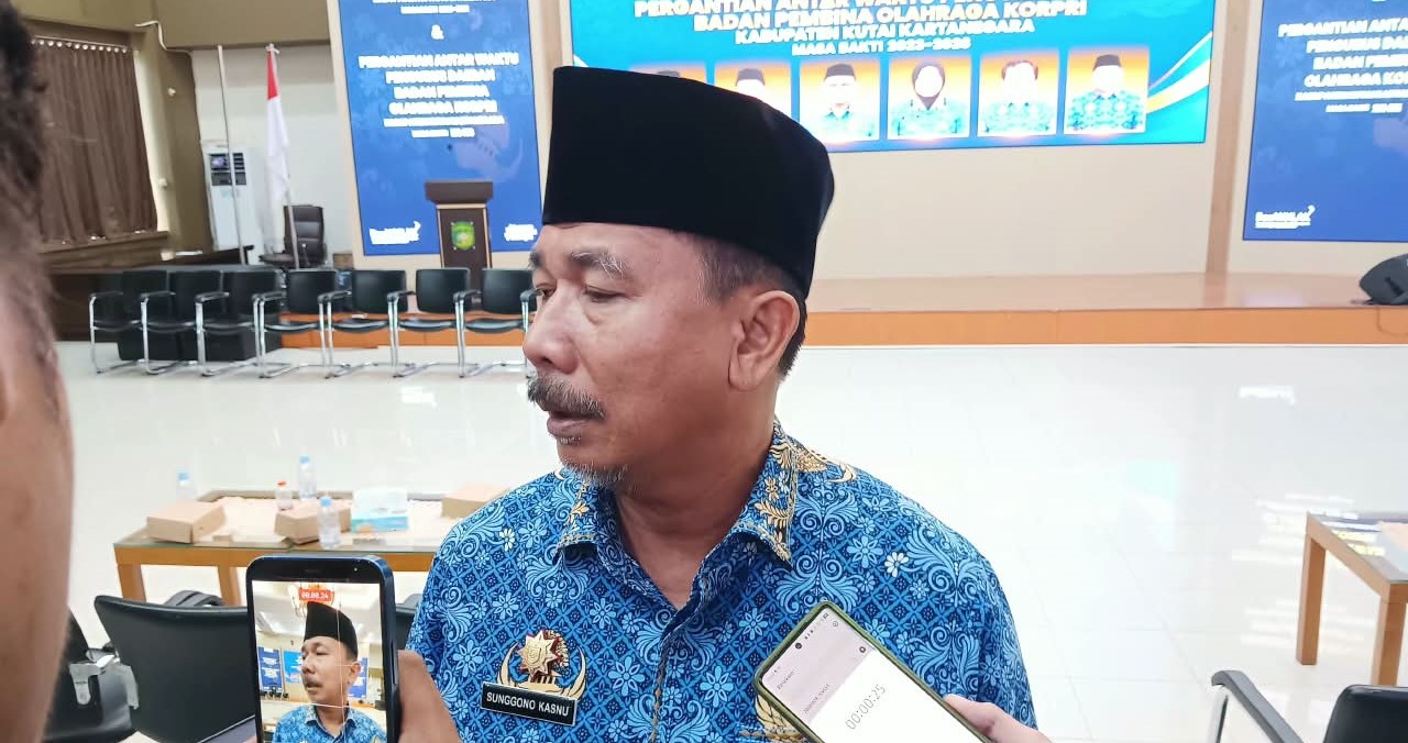 Sekretaris Daerah Kukar, Sunggono Kusno. (Foto: Wnews)